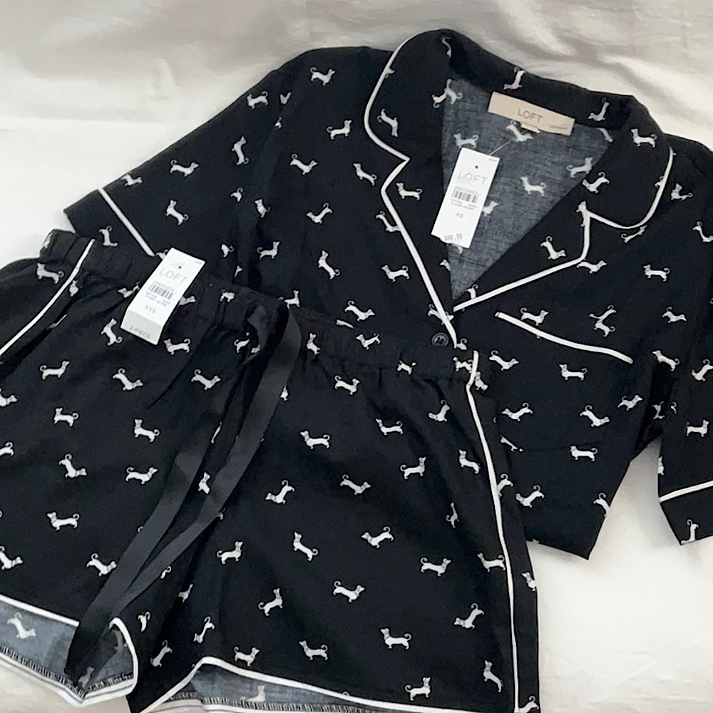 NWT Loft Sleep Shirt and Boxers Size XS/XXS